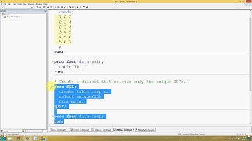 OAC_SAS in 60 Seconds!   Removing duplicate data with SQL!