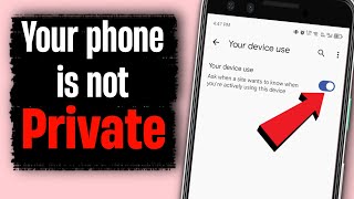 Turn This Chrome Setting OFF NOW! Websites Are Tracking Your Device Activity 🔒📱