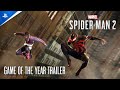 Marvels spiderman 2  game of the year trailer i ps5 games