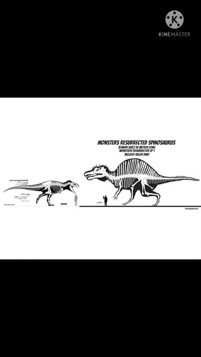 Monsters resurrected Spinosaurus and the largest T.rex size comparison