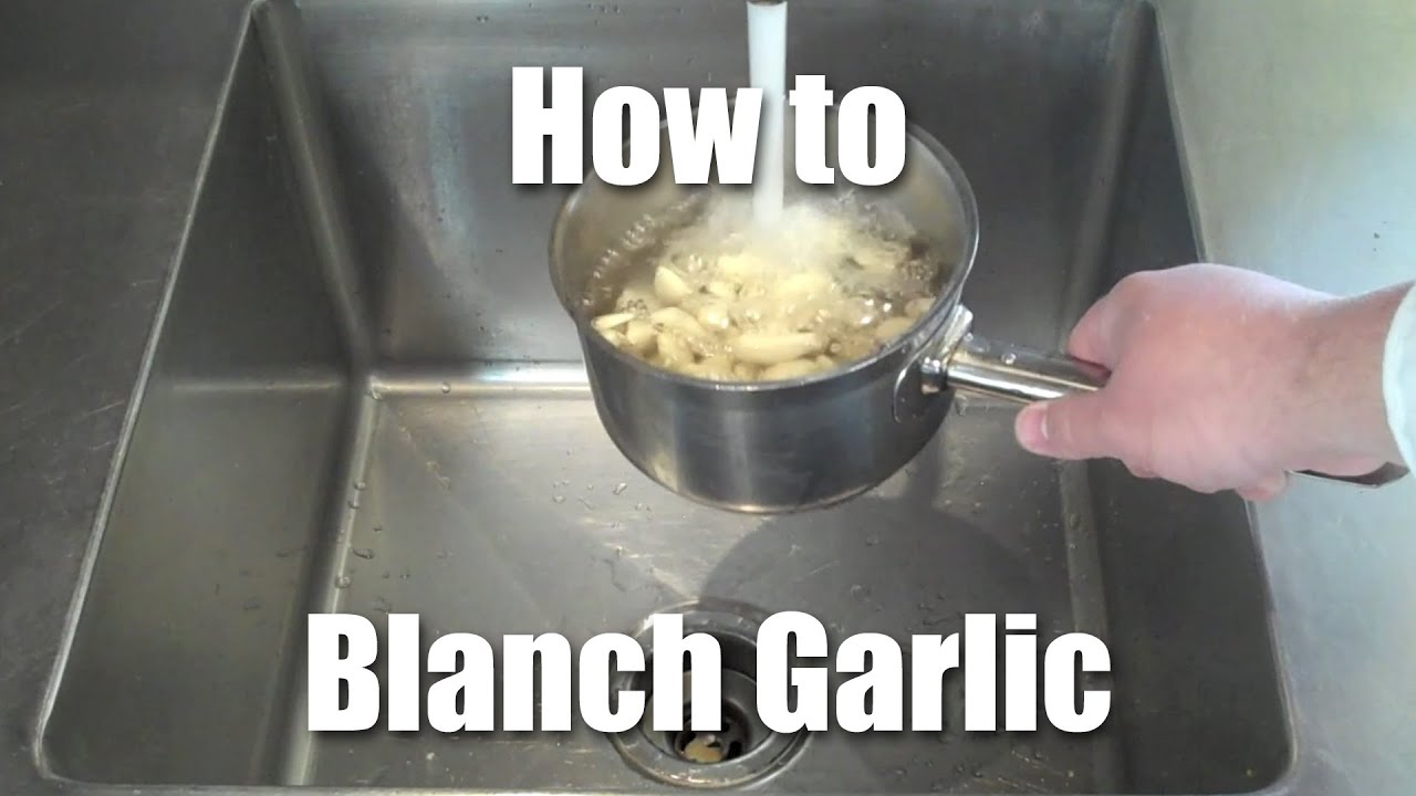 How To Blanch Garlic YouTube