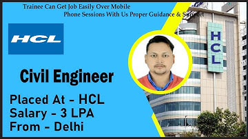 Congrats, Shaban | CIVIL ENGINEER | 3LPA | Got Selected as Tech Support Engineer in HCL Technologies