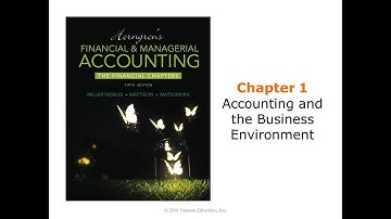 Chapter 1-Accounting and the Business Environment-Horngren