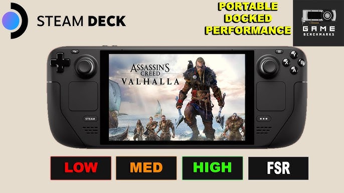 Assassin's Creed Valhalla on Steam Deck - optimized settings