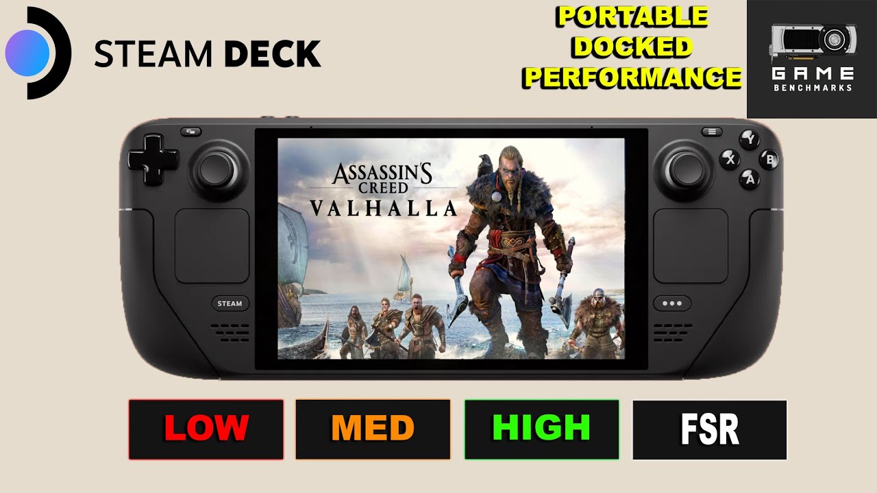 Assassin's Creed Valhalla, Steam Deck Gameplay