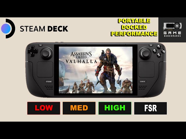 Assassin's Creed Valhalla on Steam Deck - optimized settings