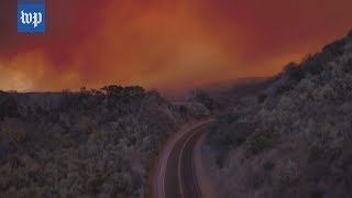 Drone footage captured fires burning near lake casitas on dec. 5
subscribe to the washington post : http://bit.ly/2qij4dy follow us:
twitter: https...