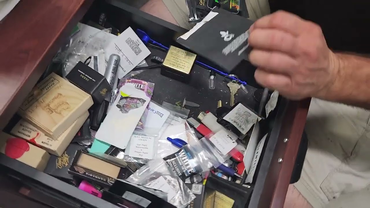 Seed collection at Smokey Okies Cannabis headquarters