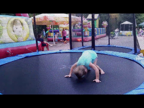 Батут прыжки на батуте, детский надувной комплекс надувные горки, entertainment for children