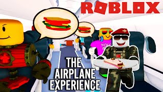The Airplane Experience Roblox Uçak Kabin Görevlisi Oldum