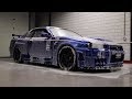 Detailing nissan skyline R34 GT R Nismo Omori R tune ( chassis #001 ) by Autoreiniging Centrale