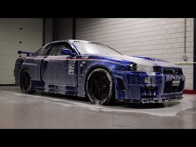 Detailing The Worlds Most Expensive R34 Gtr Midnight Purple Iii Z Tune 4k Youtube