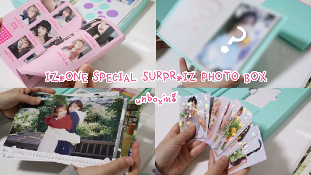 🍗IZ*ONE SUPECIAL SURPR*IZ PHOTO BOX unboxing/開封動画/写真