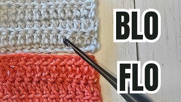 Back Loop Only & Front Loop Only Crochet Stitches Tutorial🧶In crochet terms: the BLO & FLO stitches