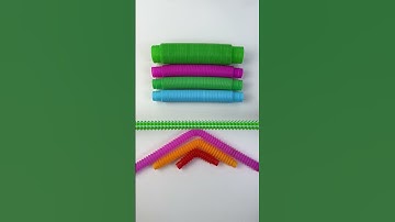 📢 POP! TUBE ASMR: Satisfying Sensory Sounds of Pop Tubes (All Sizes) #asmr #relaxing #funny