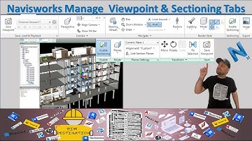Navisworks Viewpoint Tab Tutorial | Sectioning Tools, Camera, Navigation & Render Styles | BIM Guide