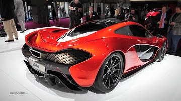 New McLaren P1 World Premiere, First Look - 2012 Paris Motor Show