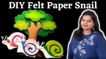 How to make paper snail | Easy paper crafts | Origami - How to make a SNAIL