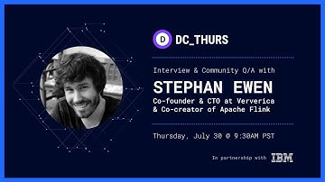 DC_THURS : Apache Flink w/ Stephan Ewen