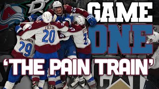 Gm 1:  Avalanche vs Stars  THE PAIN TRAIN IS REAL!