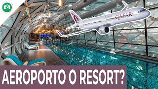 COSA C&#39;E&#39; nelle LOUNGE ASSURDE del MIGLIOR AEROPORTO del MONDO?