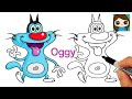 How To Draw Oggy Easy Oggy And The Cockroaches How To Draw Oggy Easy Oggy And The Cockroaches