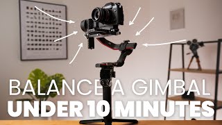 Balance a GIMBAL  Fast and Easy!