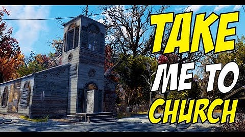 Fallout 76 CAMP Tutorial - Immersive Abandoned Church Build