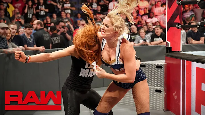 Lacey Evans sparks a brawl with Becky Lynch: Raw, ...