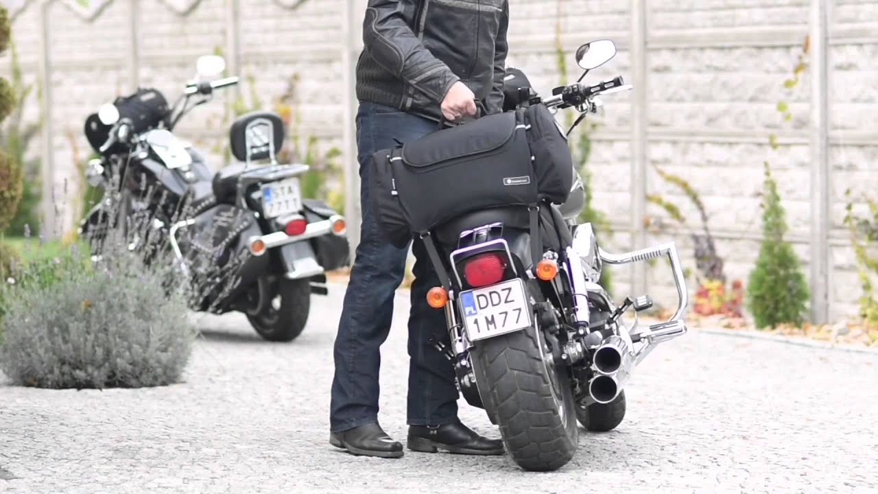 DEEMEED EXPLORER BAG mounted without sissy bar 