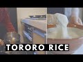 TORORO GOHAN とろろご飯 | I let my son use real knife for the first time | Japanese family meal