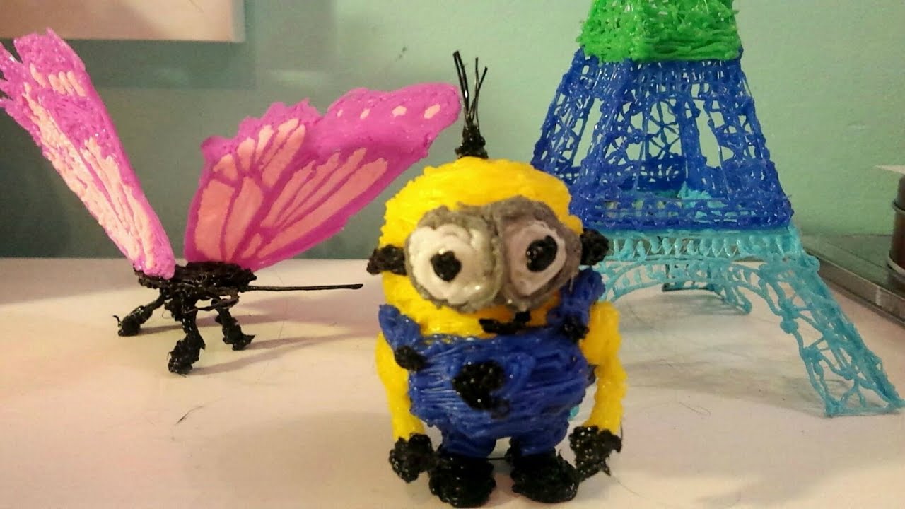 Minion maken met de 3D pen! - YouTube