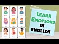 Learn Emotions and feelings | English vocabulary Emotions