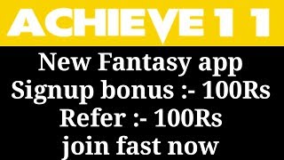''Achieve11'' New Fantasy App || Very Chance for Winning and Competition is Very Low || screenshot 3
