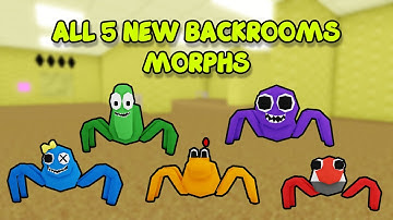 UPDATE - How To Find ALL 5 NEW BACKROOMS MORPHS in Find The Backrooms Morphs