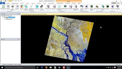 Creating a layer stack in ERDAS Imagine