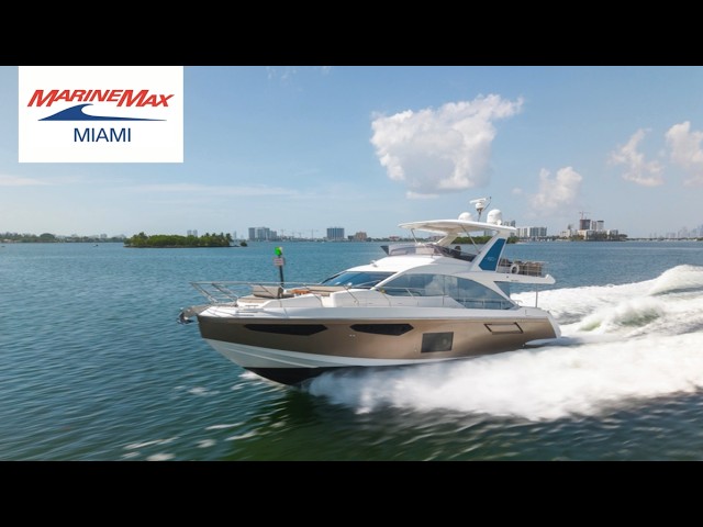 2018 Azimut 60 Flybridge available at MarineMax Miami | Gregg Kopp