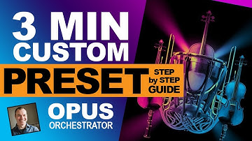 3 minute Hollywood Orchestrator Preset Guide (Step by Step from scratch) in Opus