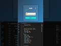 ANIMATED  LOGIN PAGE using HTML &amp; CSS  #shorts #coding #programming #html #css #webdevelopment