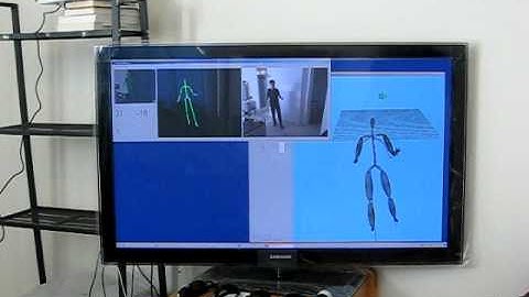 KinectSDK skeleton tracking test