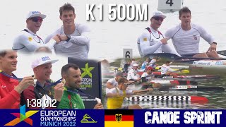 K1 Men 500m Final A | Jacob Shopf CHAMPION |  European Championships Munich 2022 | WAYkVlogs