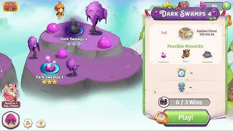 Merge Magic - Dark Swamps 4 - 3 Stars