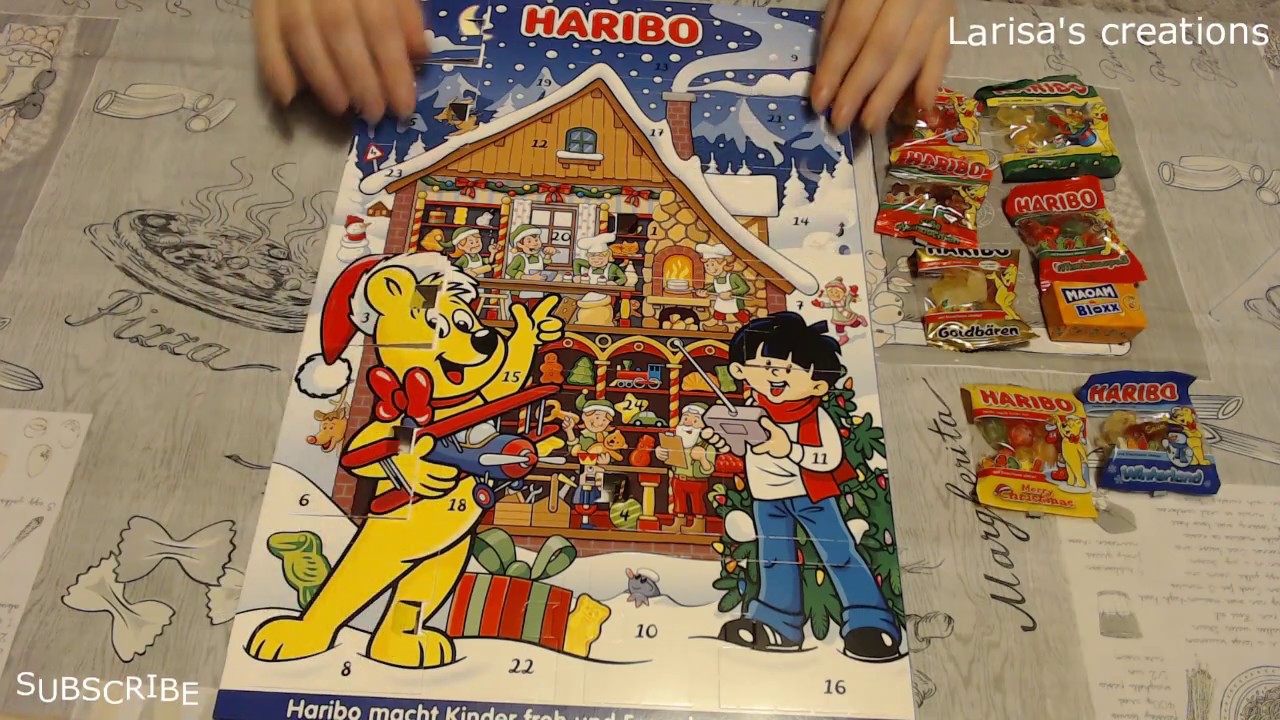 HARIBO ADVENT CALENDAR OPENING CHRISTMAS 2019! CALENDARIO DELL'AVVENTO HARIBO 2019