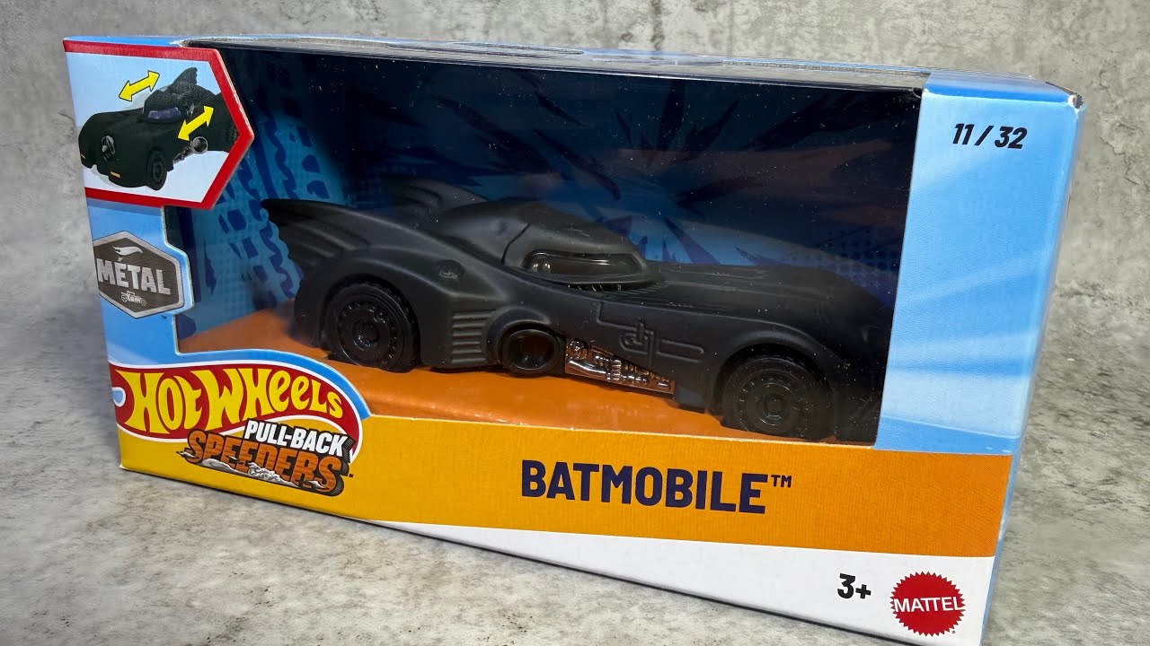 ホットウィール バットモービル 100% Hotwheels HOTWHEELS PULL−BACK
