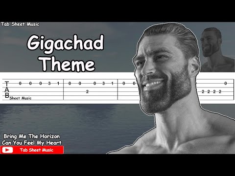 Gigachad - Theme Song (Can You Feel My Heart) Guitar Tutorial