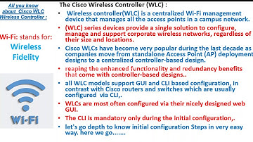 Cisco Wireless Controller (WLC) initial configuration through CLI , #WLC_CLI_Configuration, #WLC
