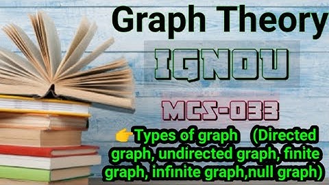 Graph theory//MCS-033//Explain Graph//Types of graph