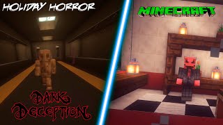 Gameplay Holiday Horror Minecraft - Dark Deception Chapter 5 - 9 lvl