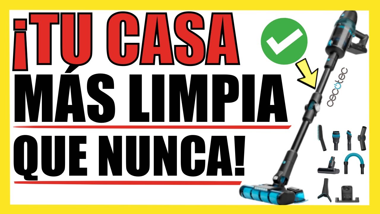 Cecotec Aspirador Escoba sin Cables Conga Rockstar 2500 X-Treme. Motor  Digital, 3 en 1, Cepillo Jaliscazo, 680 W y 26 kPa, 230 AW, Autonomía 90  min, 4