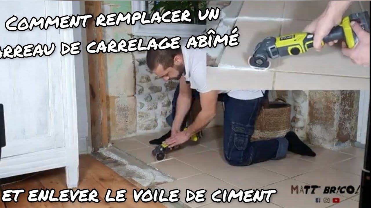 Comment remplacer un carreau de carrelage abimé,et comment enlever le — free download